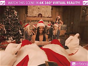 VRBangers Christams hook-up With Eight luxurious Elves