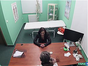 faux polyclinic jaw-dropping backside patient with hairless cunt