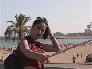 bitches Abroad - Romanian brunette honey coated in jizm