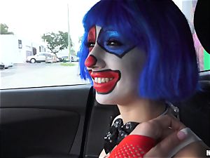 boner loving clown Mikayla Mico smashing in public